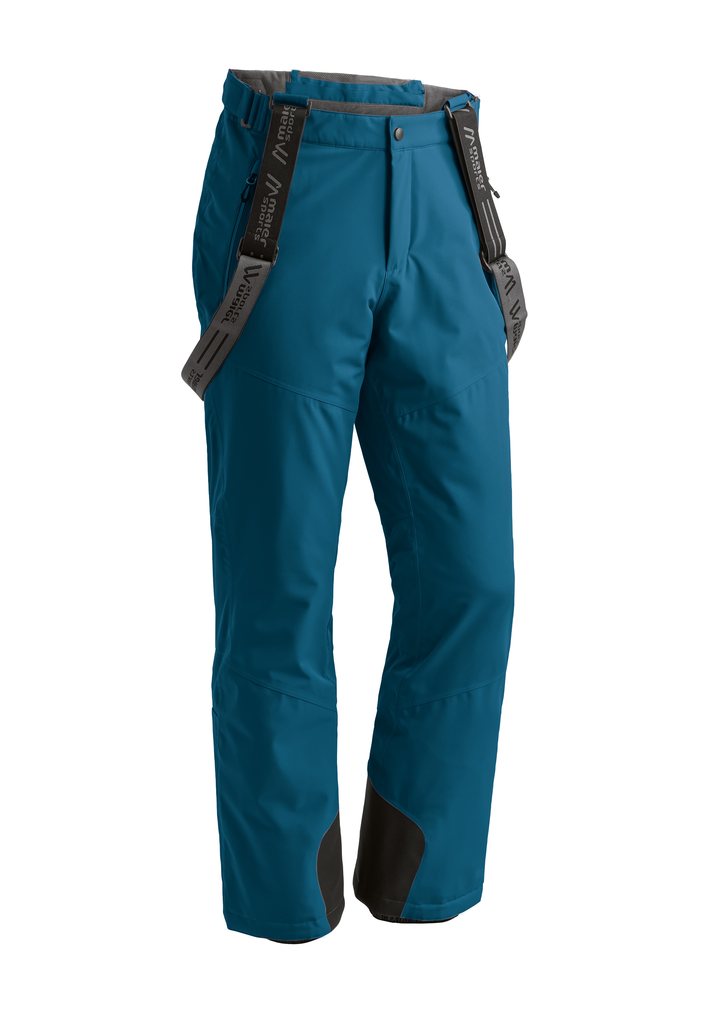 Skihose MAIER SPORTS "Anton 2.1", Herren, Gr. 54, Normalgrößen, saphirblau, 100% Polyester, Hosen, Herren Schneehose mit Hosenträgern, wind/wasserdicht, Regular Fit Image