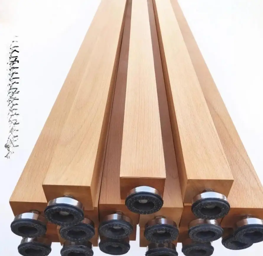 Rote Eiche Buche Massivholz Trennwand Veranda benutzerdefinierte einfache Massivholz vertikale Internet-Promi-Säule quadratisches Material