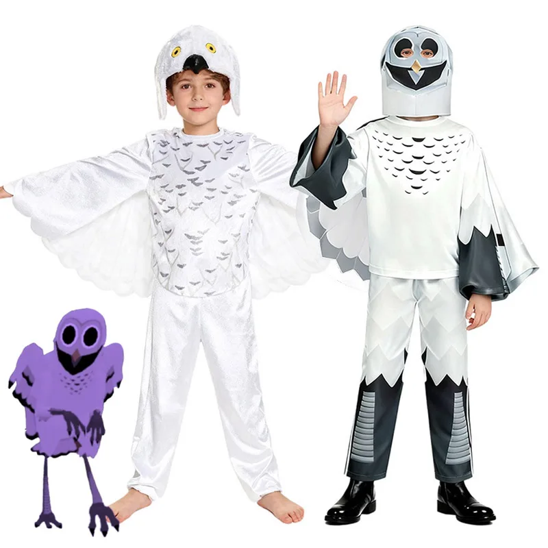 Unisex-Spiel für Erwachsene, Mädchen, Jungen, 99 Nächte im Wald, das Eulenkostüm, das neue Schneeeule, Monstermann-Halloween-Kostüm Image