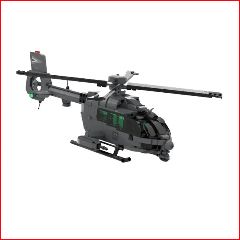 Spot MOC-91669 818 stücke Flugzeug Kleine Partikel Montage Bausteine Pädagogisches Spielzeug Modell Geschenk Set Ornamente Image