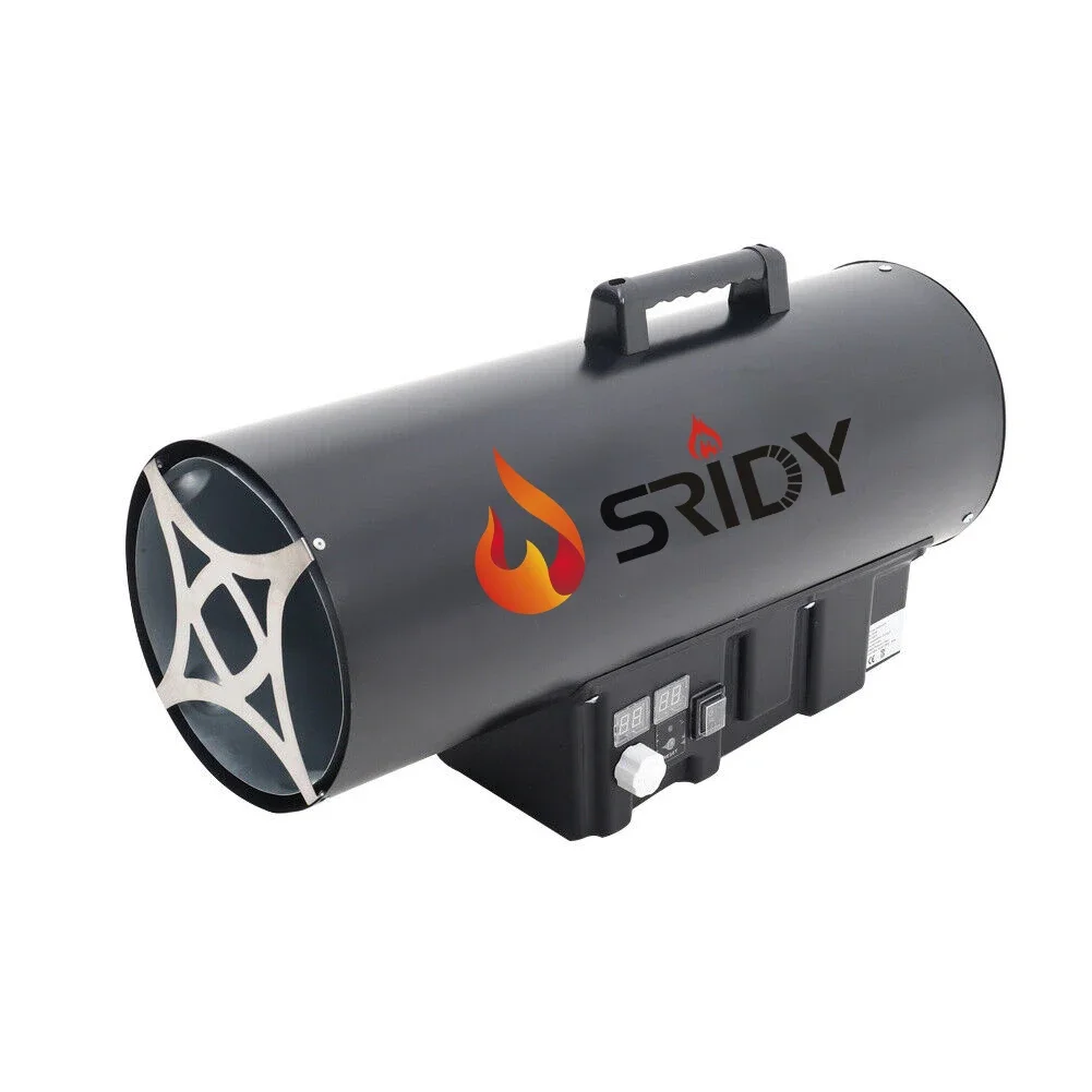 Tragbarer Lufterhitzer mit 30 kW Propan-Butan-Industrie-LPG-Gas für die Werkstatt im Gewächshausfarm Image