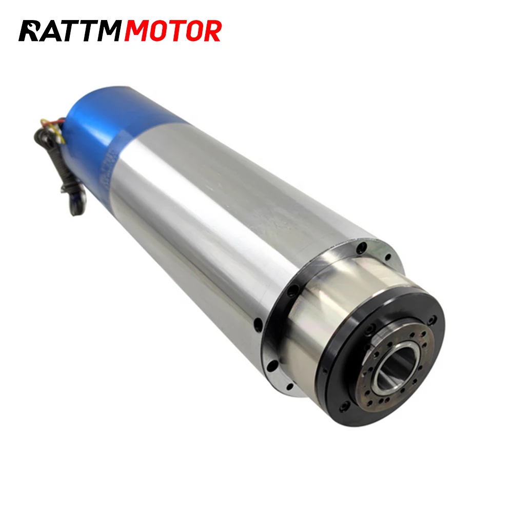 CNC-Werkzeugwechsel-Elektrospindel (BT30) – wassergekühltes 7,5 kW Hochgeschwindigkeits-Keramikkugellager, zum Gravieren und Fräsen von Metall Image