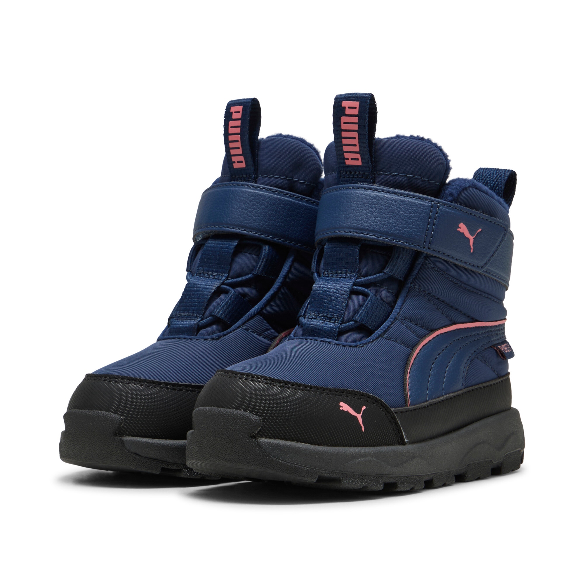 Winterboots PUMA "EVOLVE BOOT PURETEX AC+INF", Kinder, Gr. 25, persian blau, pinkscape, Textil, Schuhe Winterboots, Snowboots, Winterstiefel, Winterschuhe, für Kinder, wasserdicht