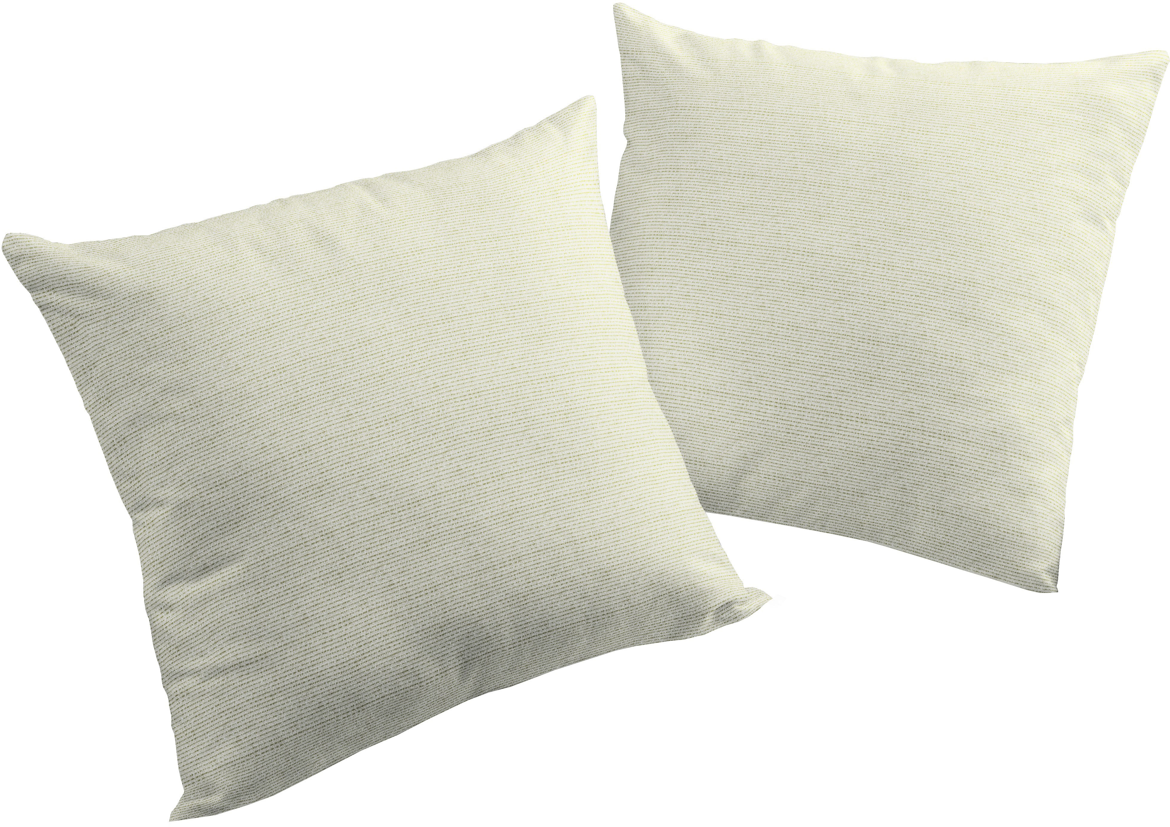 Kissenhülle WIRTH "Berwick" Gr. 1, grau, B:40cm L:40cm, Polyester, Obermaterial: 85% Polyester, 15% Baumwolle, Kissenbezüge Image
