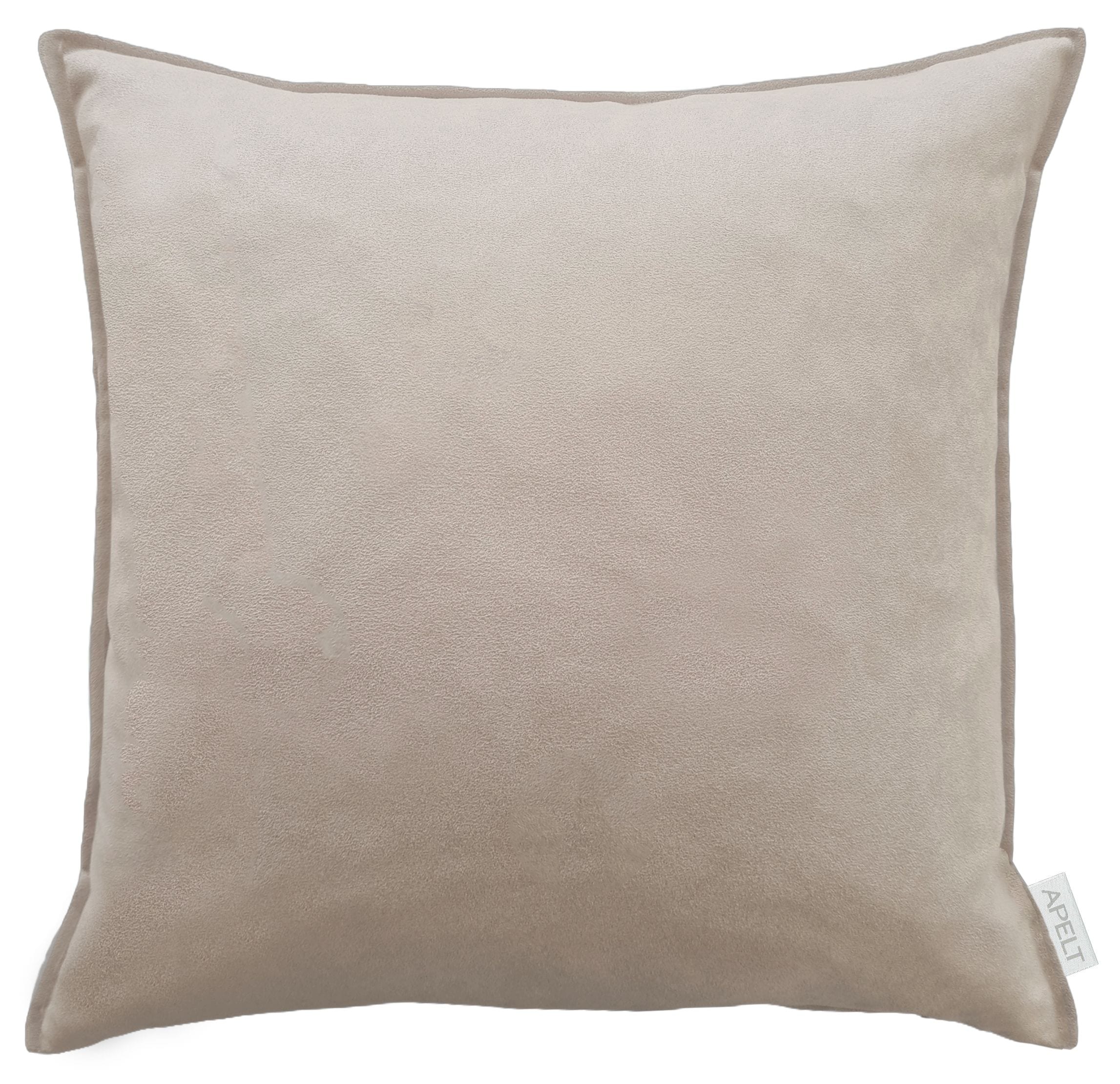 Dekokissen APELT "Magnus", beige (beige, unifarben), B:45cm H:5cm L:45cm, Polyester, Dekokissen_Sitzkissen_Kissenhüllen Image