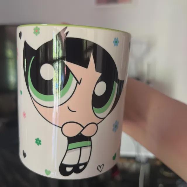 Powerpuff Girls Kaffeebecher | Keramiktassen | Kaffeebecher | Teetassen | Kaffee Tasse | Geschenke für Sie | 11oz Becher | 11 Unzen Keramikbecher | Ne