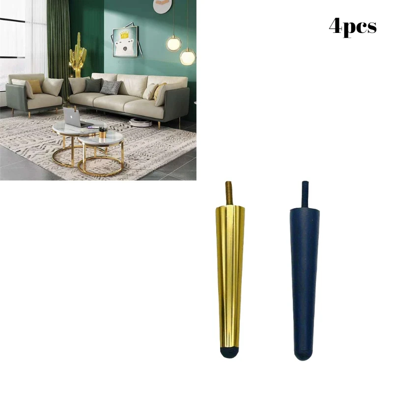 4 Stück 15 cm dekorative Beine aus Metall, wunderschönes Design, heißer Verkauf, Metall-Sofabeine, Möbel-Hardware-Zubehör, Möbel Image