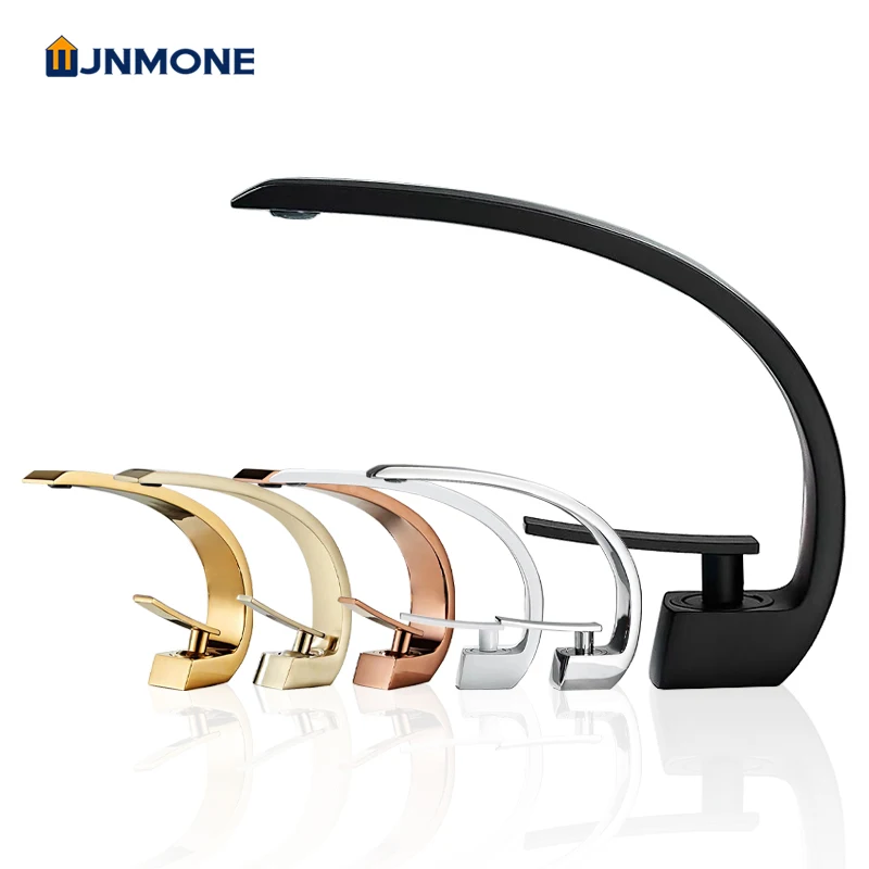 Badezimmer-Waschtischarmatur aus massivem Messing, Einzelloch-Waschtisch, Waschtisch, Mischbatterie, Deckmontage, Waschbecken-Wasserhahn für Badezimmer-Wasserhähne faucets bathroom wasserhahn bad