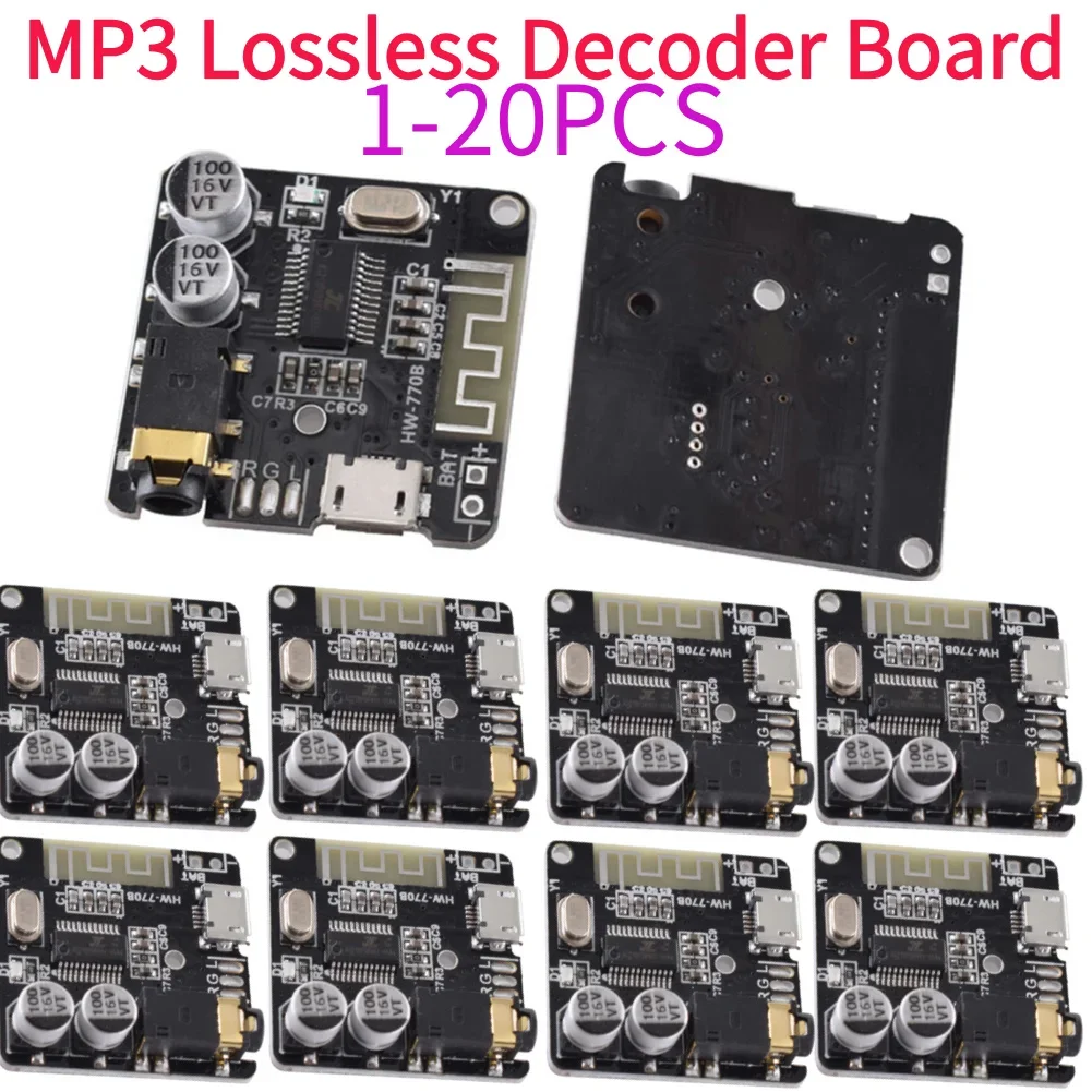 1-20Pcs VHM314 Audio Empfänger Bord Bluetooth 4,1/5,0 3,7-5V MP3 Decoder Board Drahtlose WiFi stereo Musik Modul Audio Aux Micro Image