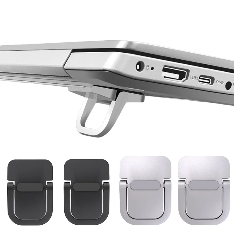 2/4 teile/satz Laptop Ständer für Computer Tastatur Ständer Riser Aluminium Mini Tragbare Laptop Steht für Notebook Laptop Zubehör Image