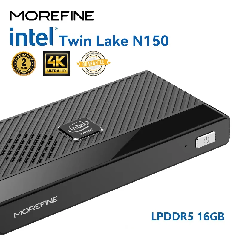 MOREFINE M6 Mini PC 12th Gen Intel N150 N200 Windows 11Pro DDR5 2933MHz NVMe SSD Pocket Computer PC HDMI2.0 4K@60Hz WiFi 6 BT5.0
