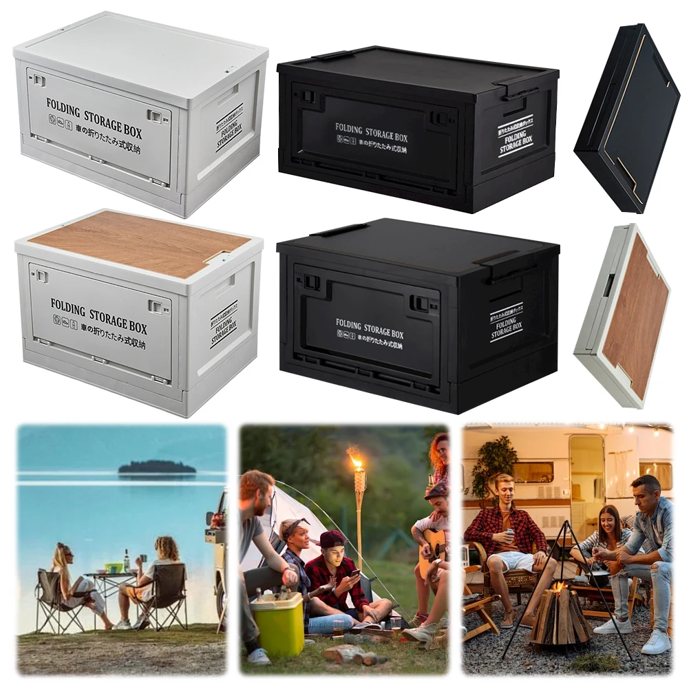 20/30L Outdoor Trunk Organizer Große Kapazität Camping Picknick Box Multifunktionale Klapp Auto Lagerung Fall für Zuhause Im Freien Image