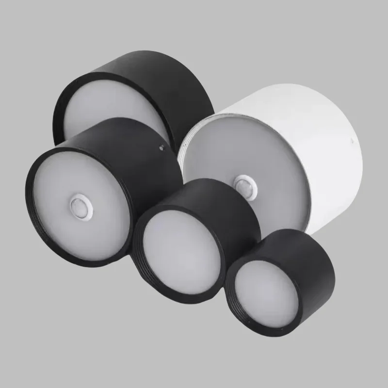 LED-Downlight, PIR-Bewegungsmelder, 12 W, 18 W, 24 W, oberflächenmontierte Deckenleuchte für Schlafzimmer, Waschraum, Flur, Garage, Hotel, Nachtlicht