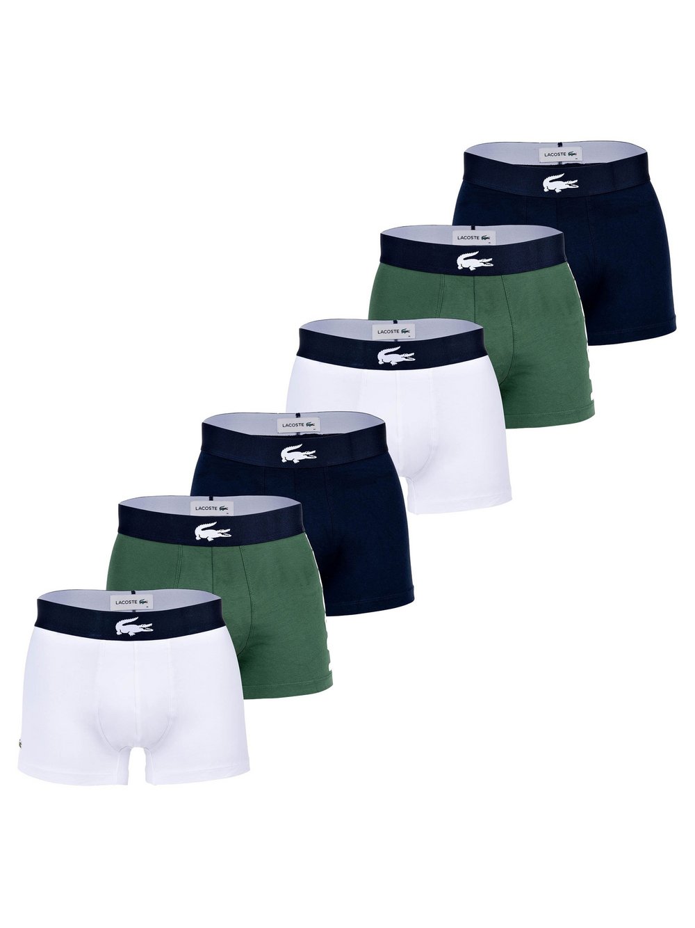 Lacoste Boxershort 6er Pack Herren mehrfarbig, L Image