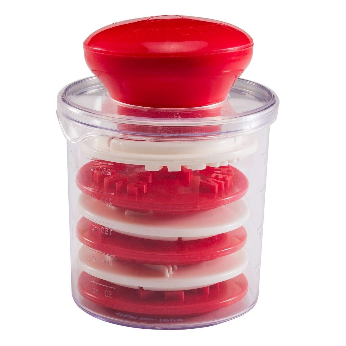 Hutzler Santa's Kitchen Holiday-Themed Cookie Stamps, Set of 6