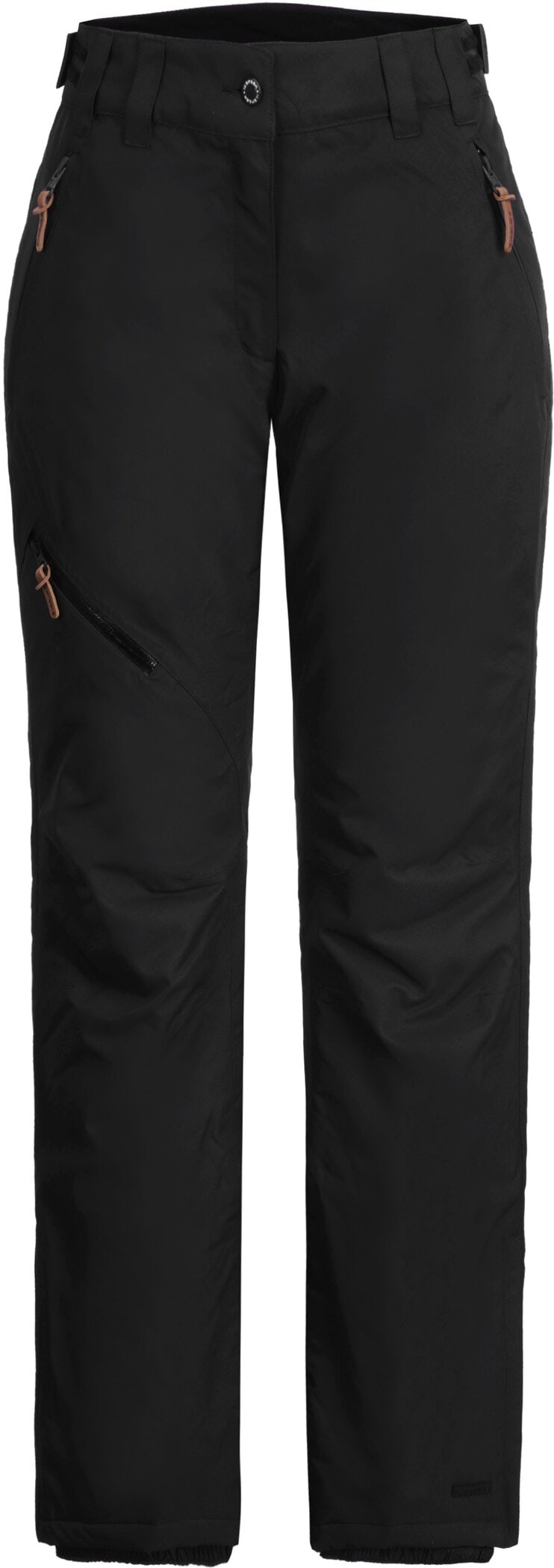 Skihose ICEPEAK "ICEPEAK CURLEW", Damen, Gr. 44, N-Gr, basic schwarz, Obermaterial: 100% Polyester. Futter: 100% Polyester. Wattierung: 100% Polyester, Hosen Image