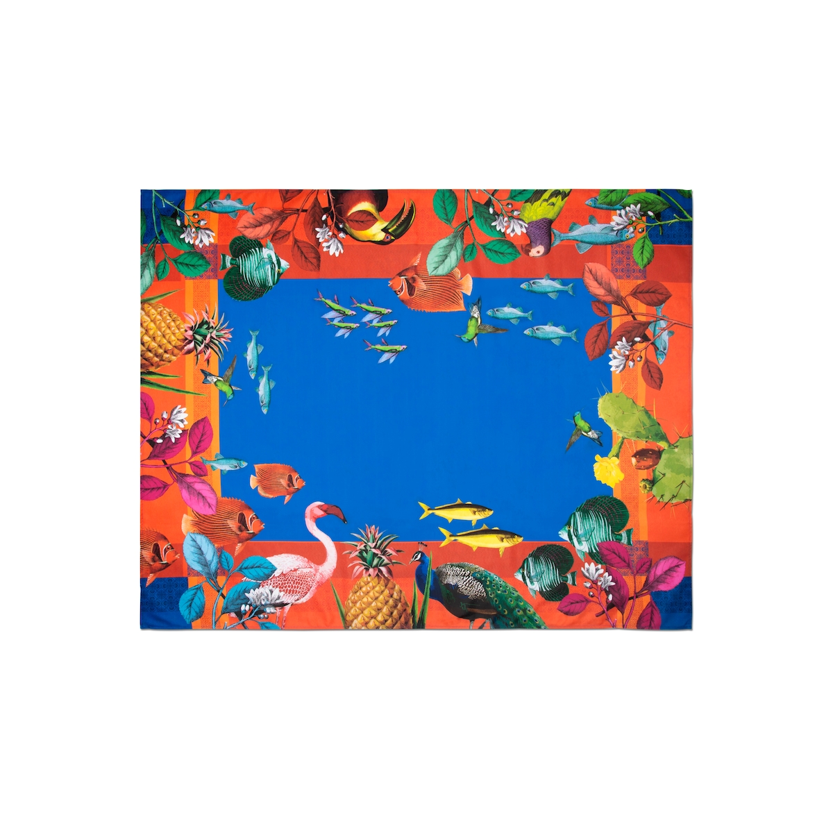 Excelsa Tischdecke Rhapsody Baumwolle 140x240 cm Bunt Image