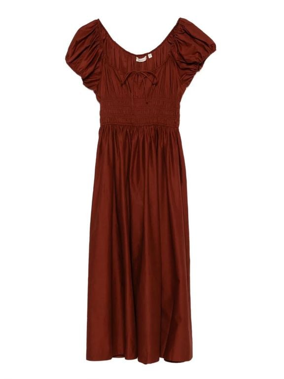 Quinn Midi Dress - Red - Doen Dresses
