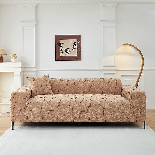 Elastischer Sofabezug aus Jacquard-Stoff, Stretch-Couchbezug, L-förmige Sofa-Schonbezug, Eckbezug für Wohnzimmer, 1/2/3/4-Sitzer Image