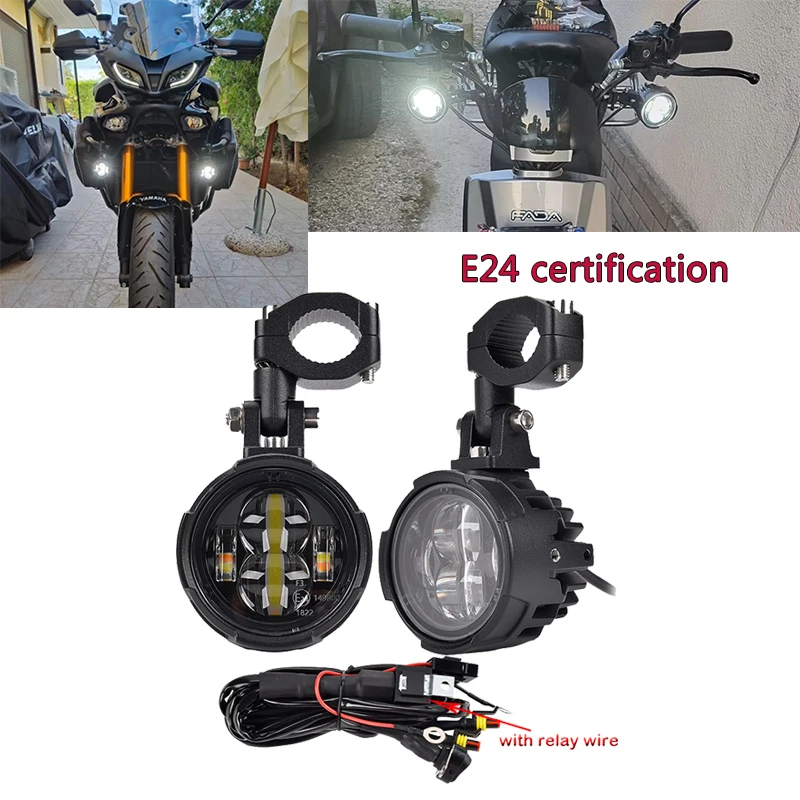 Neue Motorrad Nebelscheinwerfer Led Fahrlichter Teile Für BMW R1200GS F800GS Yamaha MT07 MT09 CRF1000L Afrika Twin Kawasaki Image