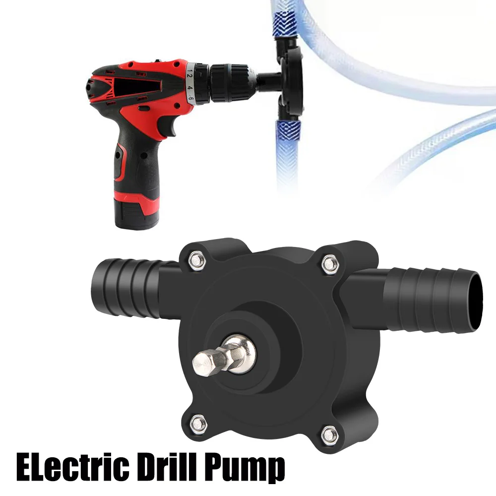 Home Garden Outdoor Tool Diesel Oil Fluid Water Pump Mini Hand Self-priming Liquid Transfer Pumps Portable Electric Drill Pump