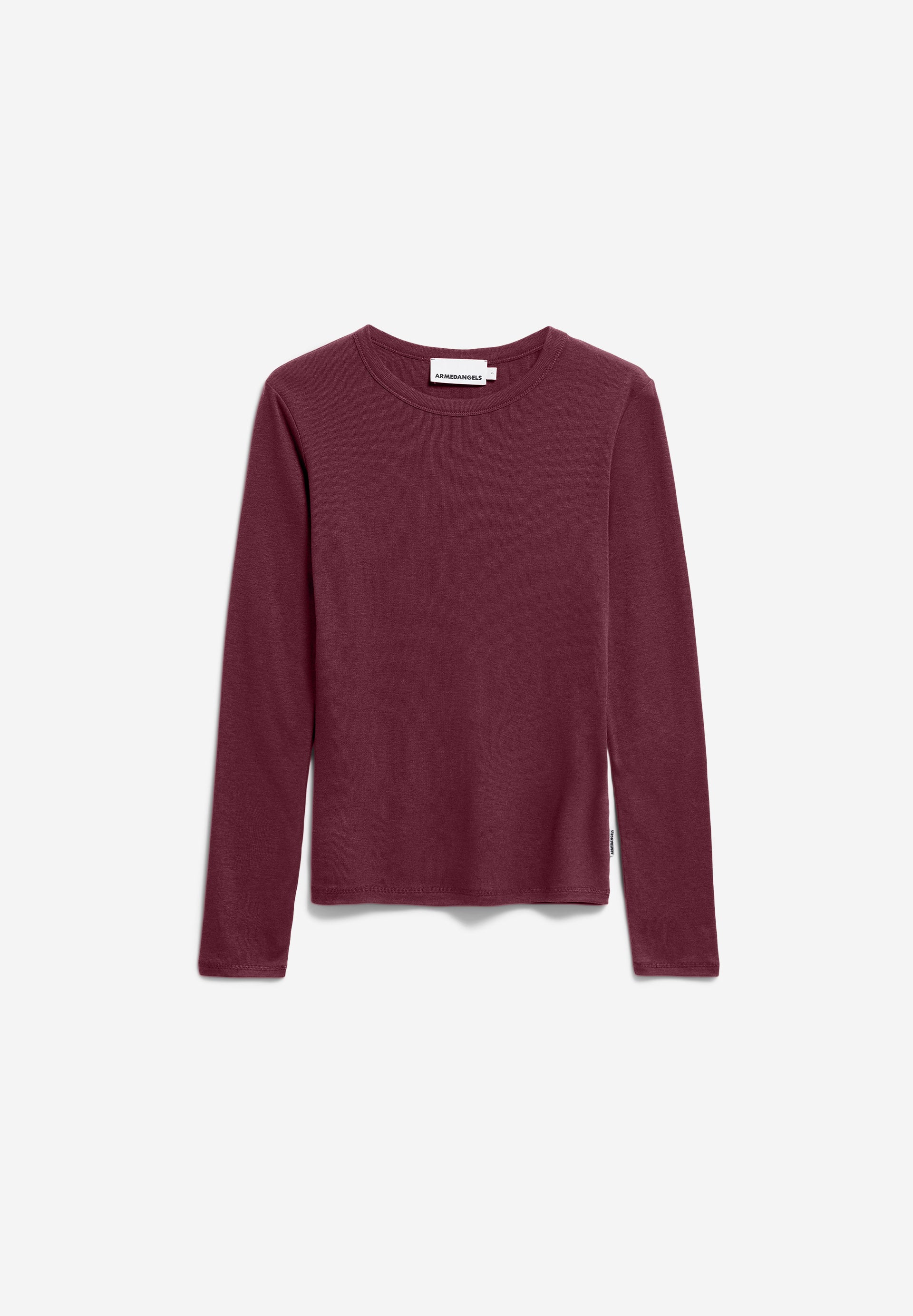 MAIAA WOOL BLEND | Longsleeve aus Bio-Woll Mix - rot (L) Image