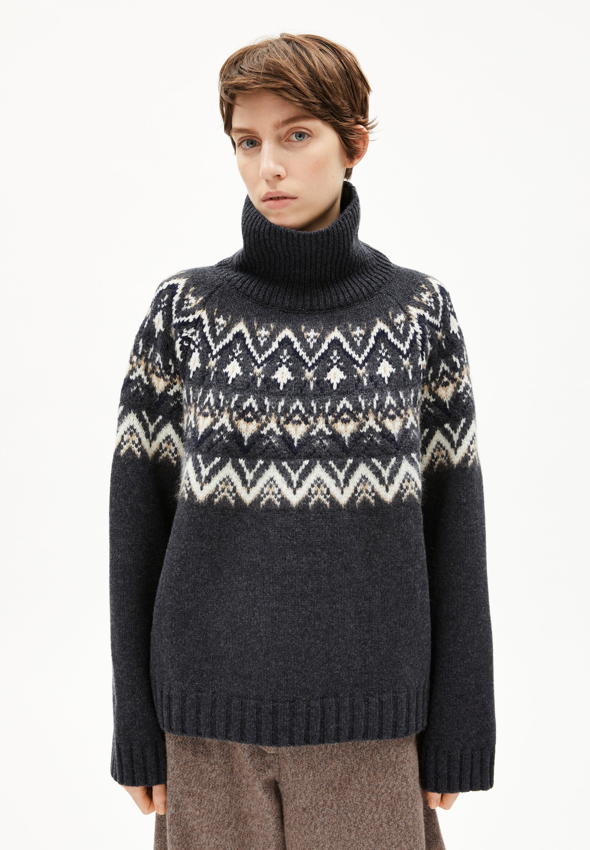 ELVARAA | Pullover aus Bio-Woll Mix - grau (M) Image