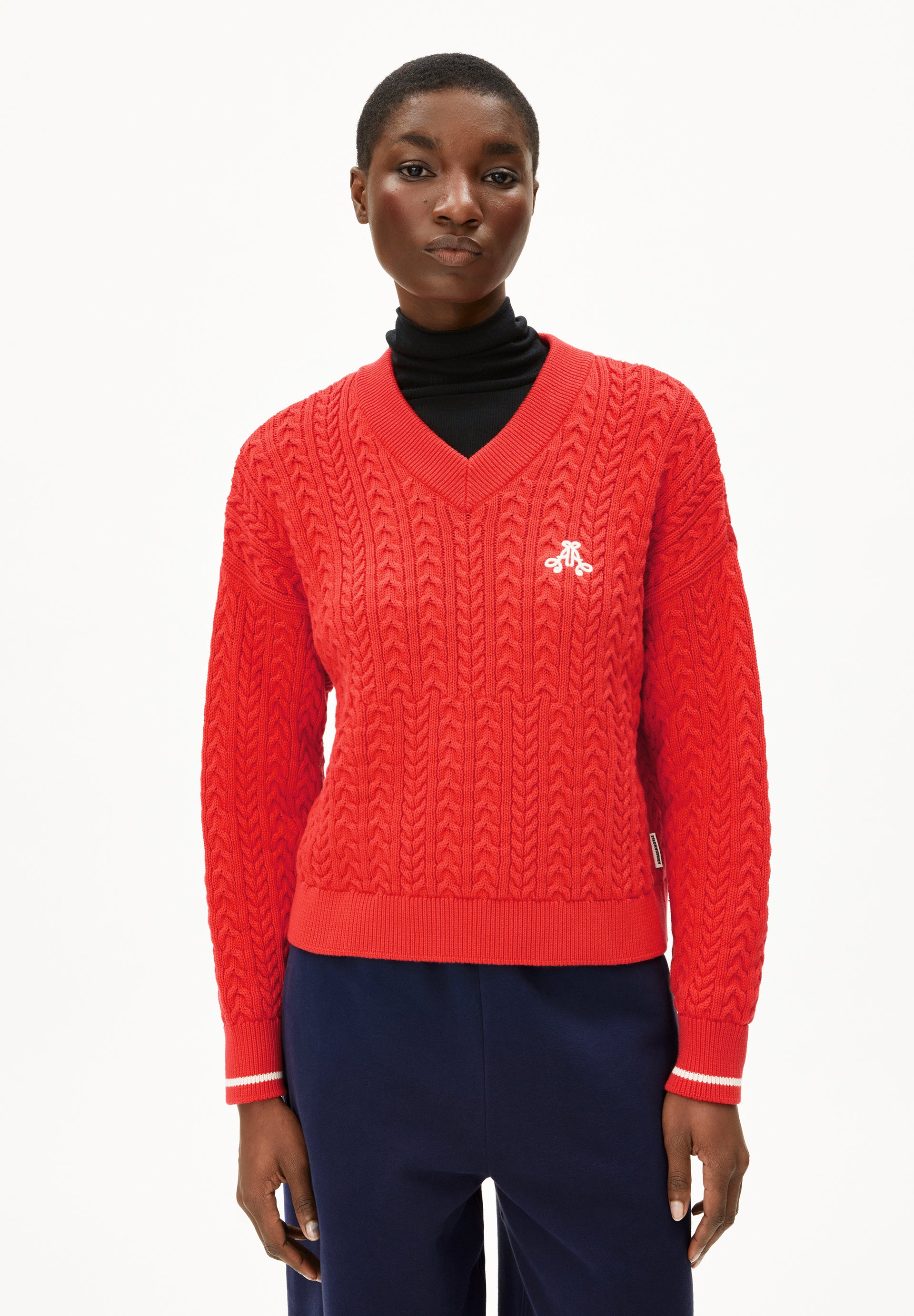CAARLAS CABLE | Pullover aus Bio-Baumwolle - mehrfarbig (L) Image