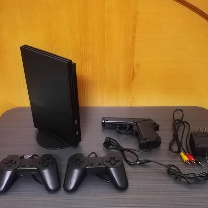 8-Bit gelbe Karte FC-Konsole PS2-Konsole zu Rot und Maschine Konsole TV-Spielekonsole-Set unterstützt FC-Karte