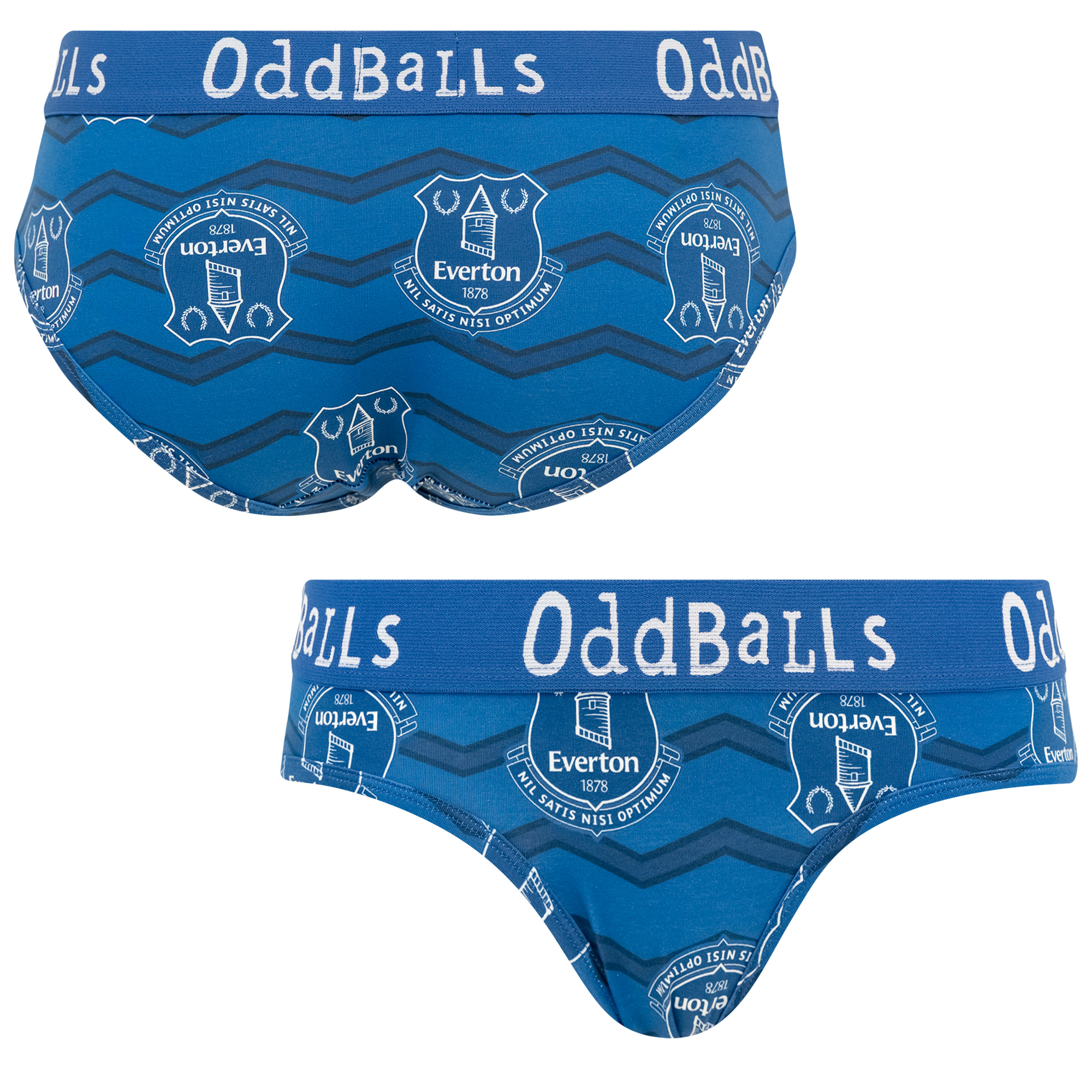 Everton Oddballs Heim-Slip – Blau – Damen Image