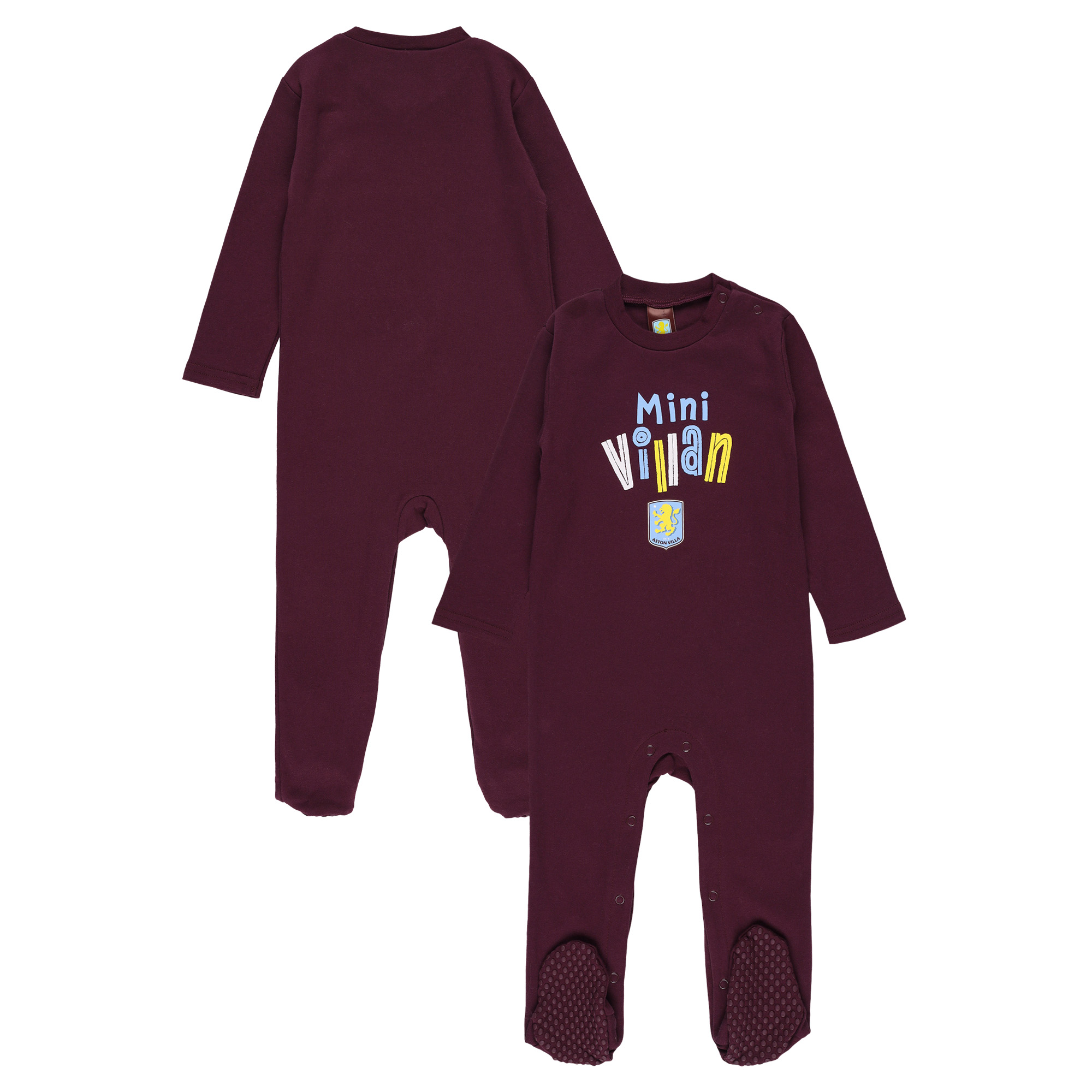 Aston Villa Mini Villan Schlafanzug – Weinrot – Baby Image