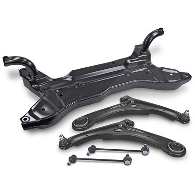 Bestprice Achskörper + 2x Querlenker + 2x Koppelstange vorne [Hersteller-Nr. 41338696] für Citroën, Mitsubishi, Peugeot Image