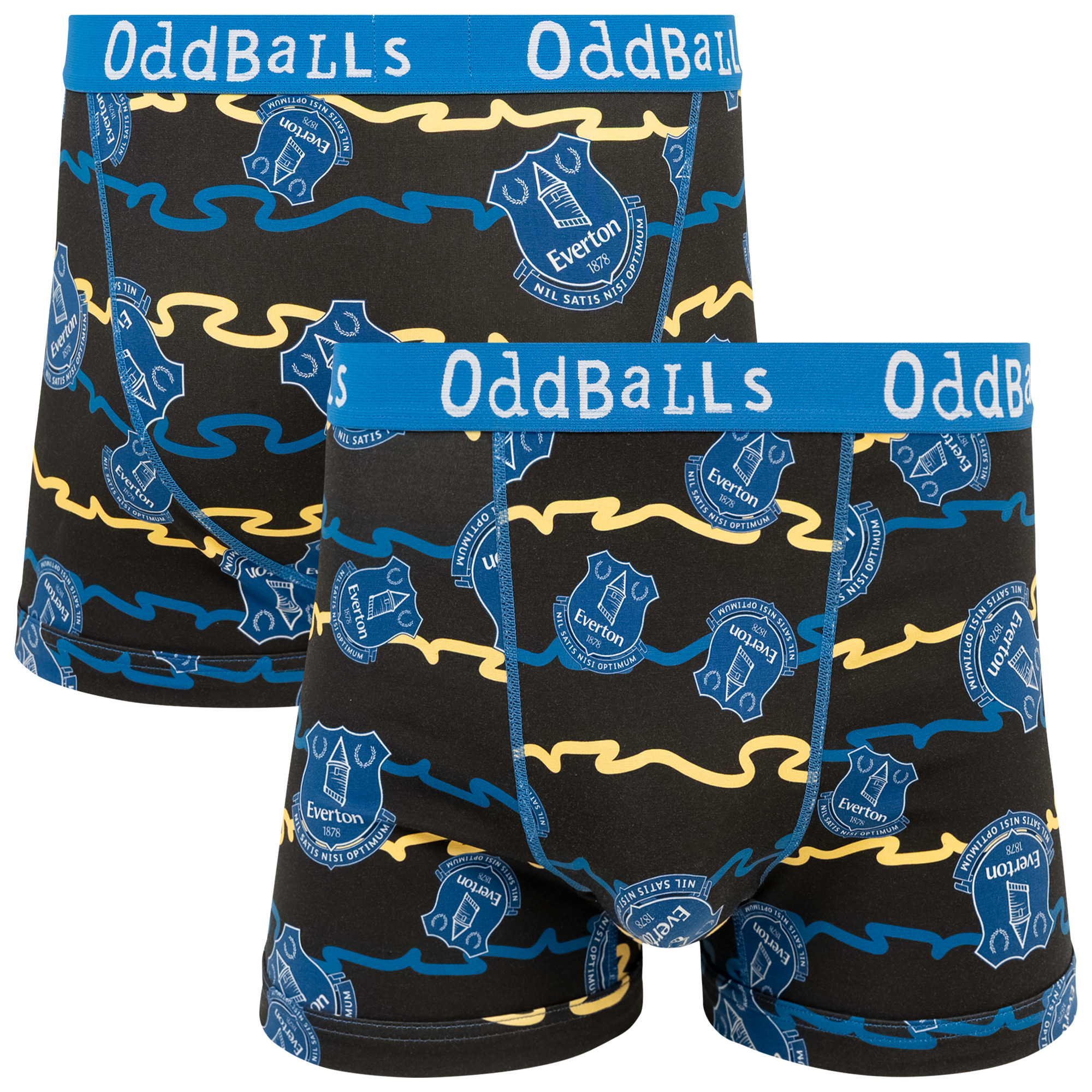 Everton Oddballs Ausweich-Boxershorts – Schwarz – Herren Image