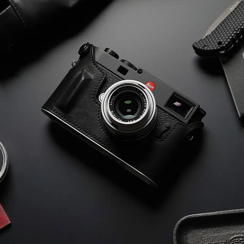 Mr.Stone for Leica M11 Camera case Protective Case Camera Bodysuit Camera Handmade Genuine Leather Camera bag