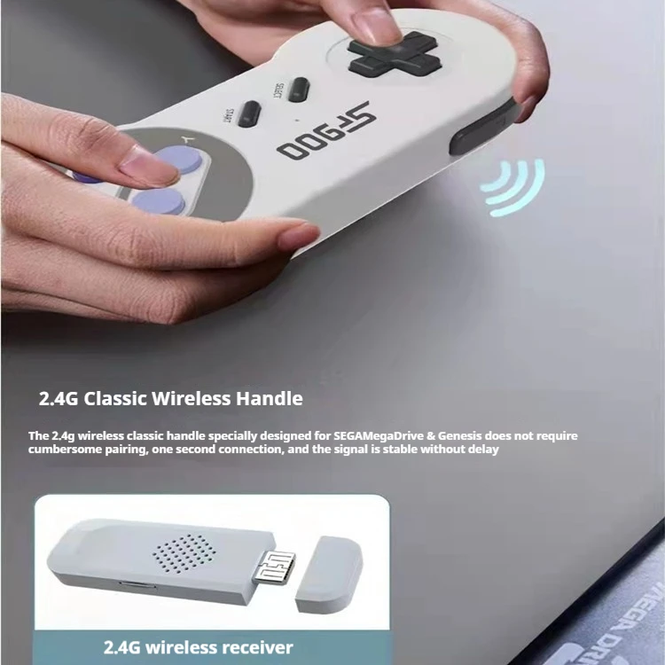 SF900 Retro Video Game Console Wireless Dual Gamepad Video Game Console HD Output 5000 Classical Game Video Game Console