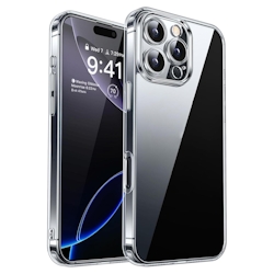 Schutzhülle für iPhone 16 Plus Kamera Case Panzerhülle Handyhülle Cover Tasche Transparent Smartphone Bumper