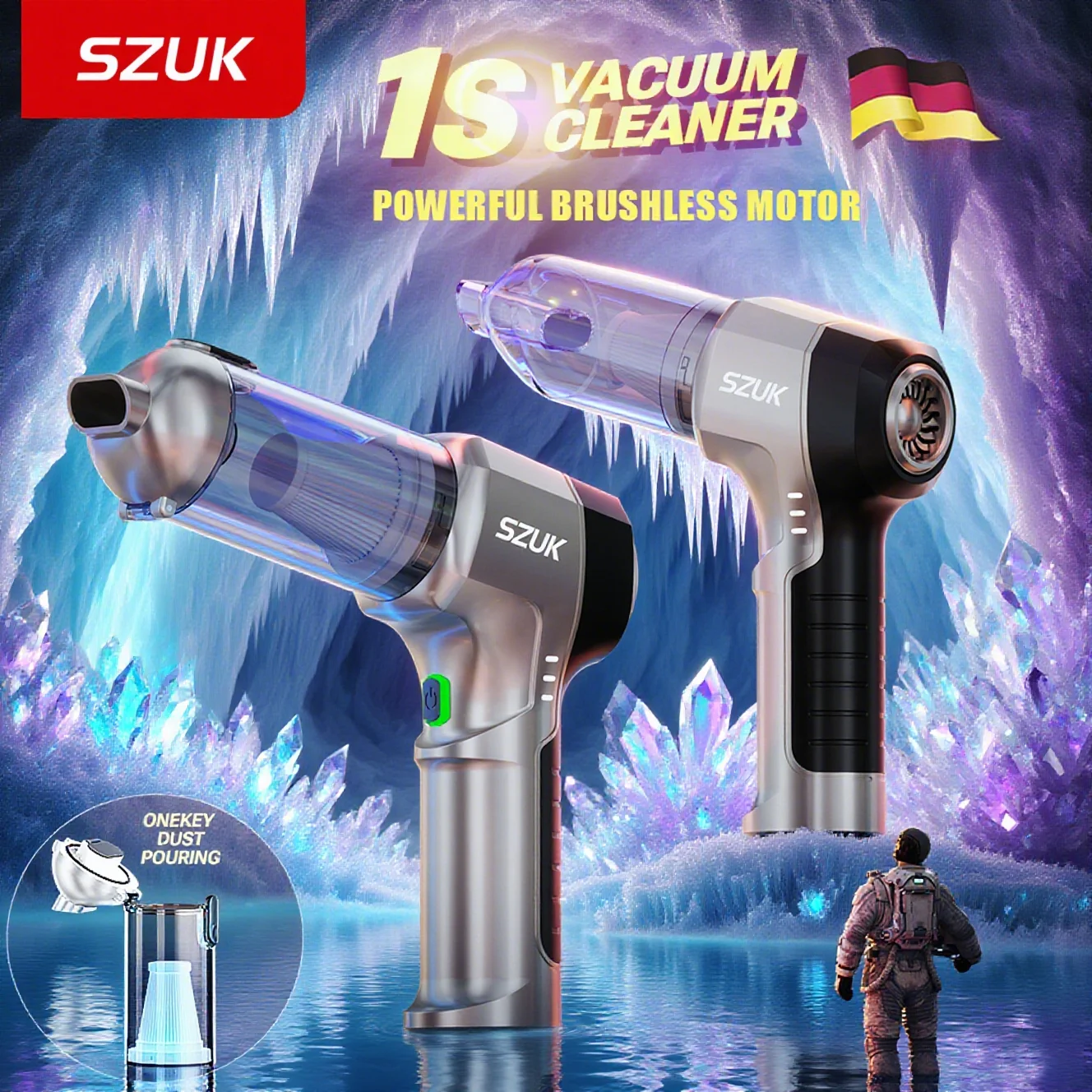 SZUK aspirateur de voiture 9998700PA forte aspiration Machine de nettoyage à main puissant sans fil Mini aspirateur Portable voiture aspirateurs sans fil aspirateur pour voiture aspirateur voiture