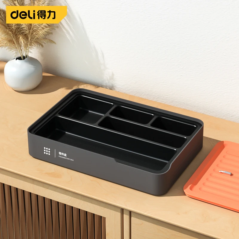 Boîte à outils Deli, rangement multifonction, boîte à outils Portable, organisateur de pièces d'outils, organisateur d'outils, boîte de Classification de petites pièces