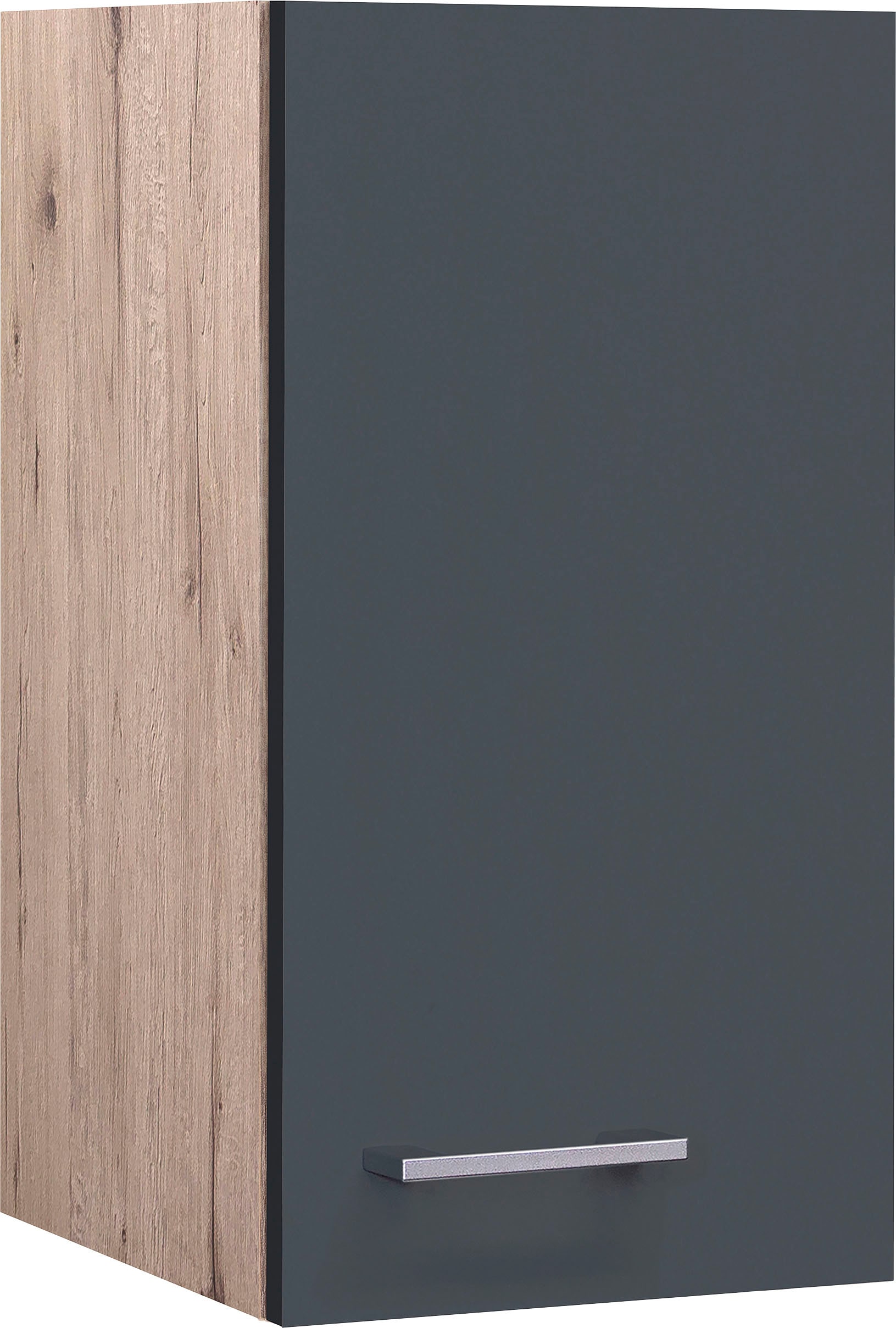 Hängeschrank FLEX-WELL "Morena", grau (basaltgrau, san remo eiche), B:30cm H:54,8cm T:32cm, Holzwerkstoff, Schränke, Küchenhängeschrank, (B x H x T) 30 x 54,8 x 32 cm Image