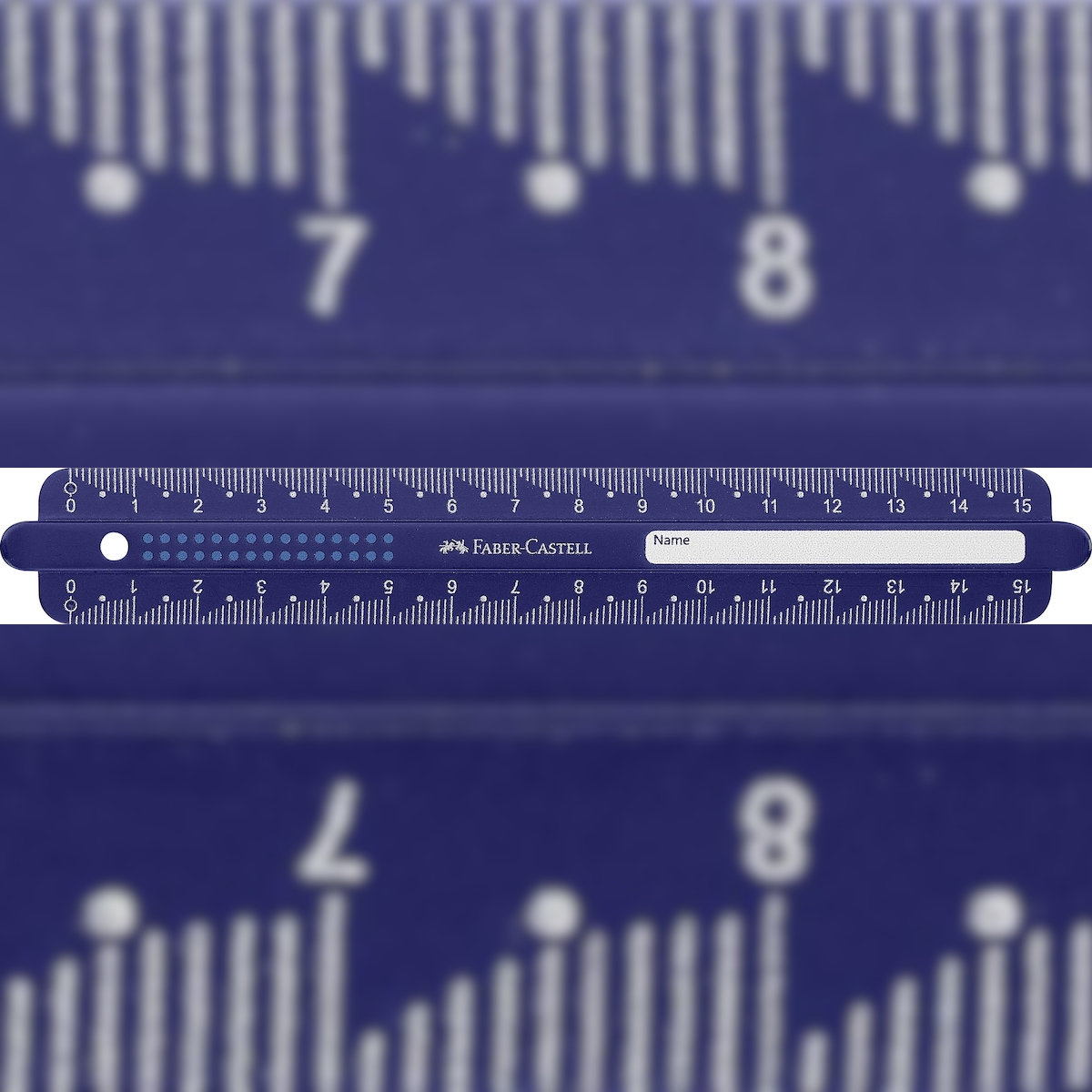 FABER-CASTELL Faber Castell Lineal 15 cm bruchsicher Dots Image