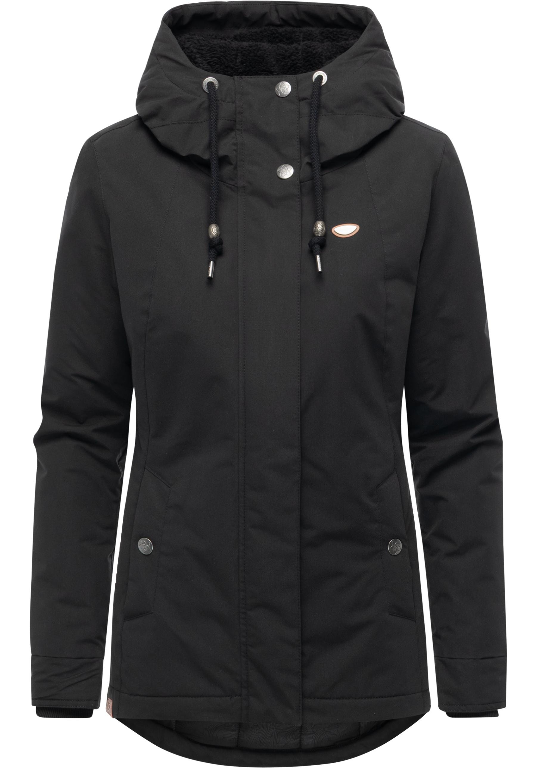 Kurzmantel RAGWEAR "Alvena YOUMODO", Damen, Gr. L (40), schwarz, Obermaterial: 100% Polyester. Innenfutter: 100% Polyester. Wattierung: 100% Polyester, tailliert Po-bedeckend, hoch geschlossener Ausschnitt, Ärmel ohne Ärmelschlitz Rippbündchen,... Image