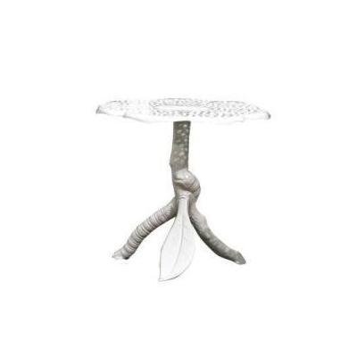 Butterfly Table - Cast Aluminum White