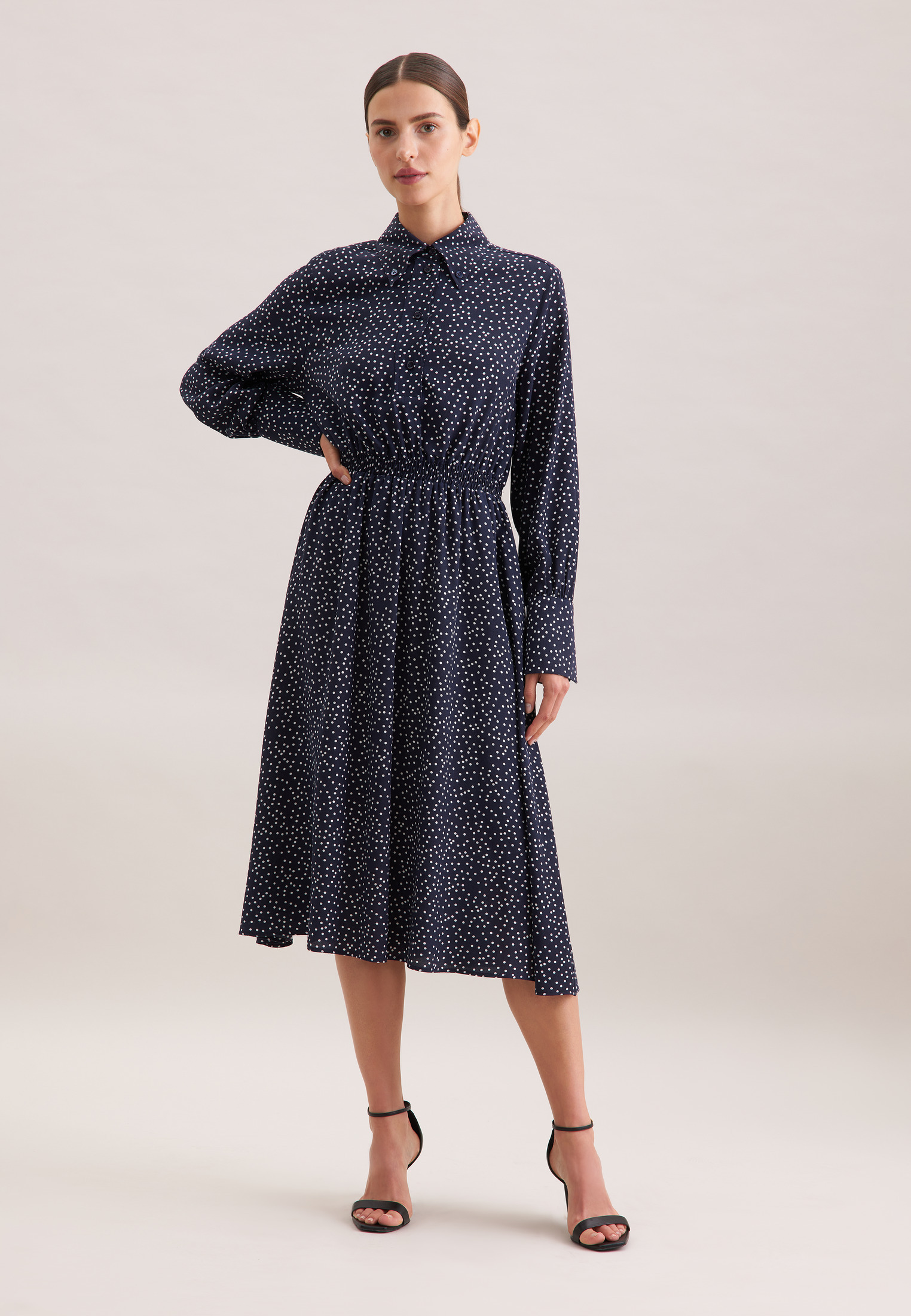 Kleid Damen Dunkelblau Image