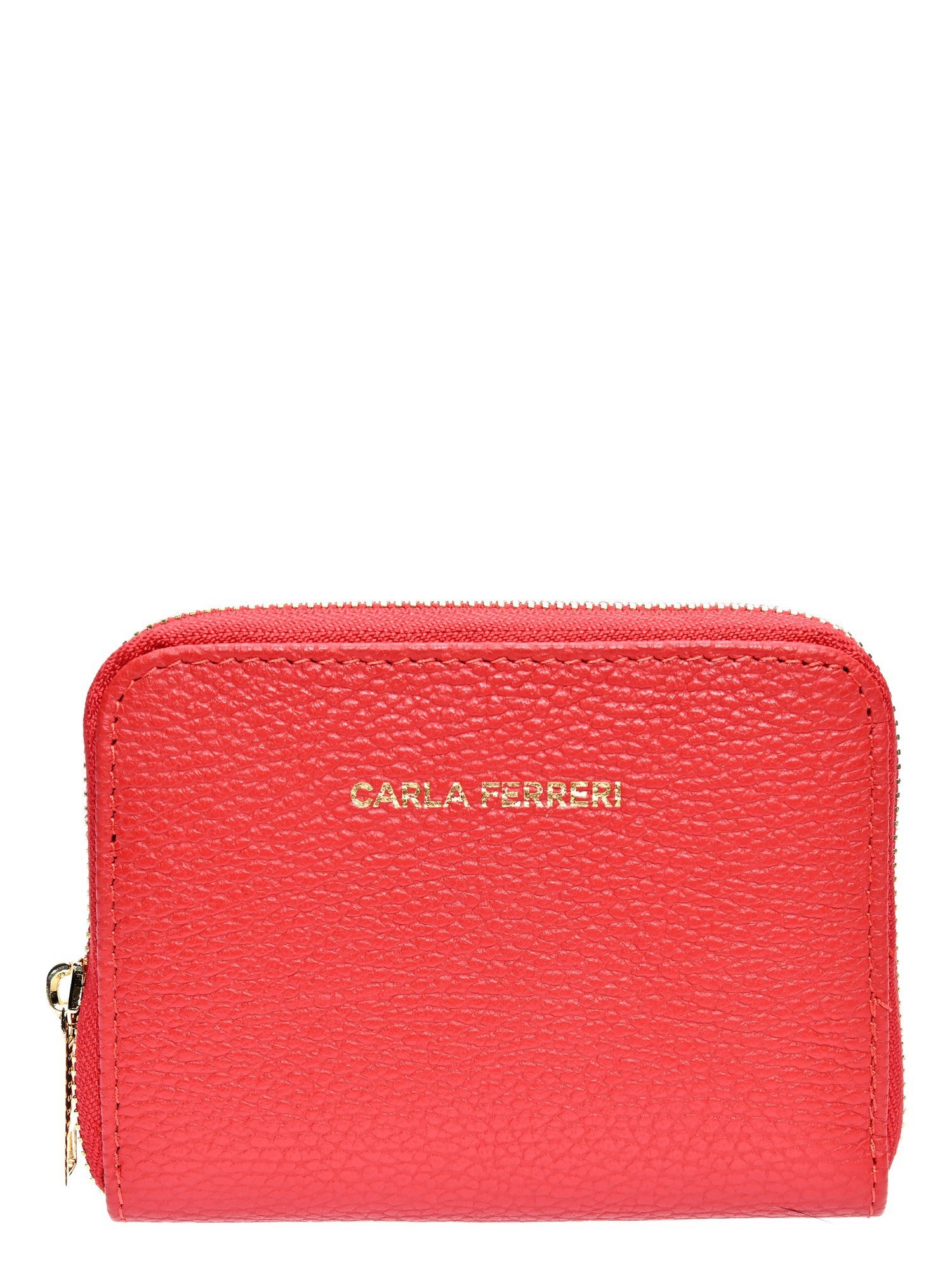 Carla Ferreri Rote Lederhandtasche Image