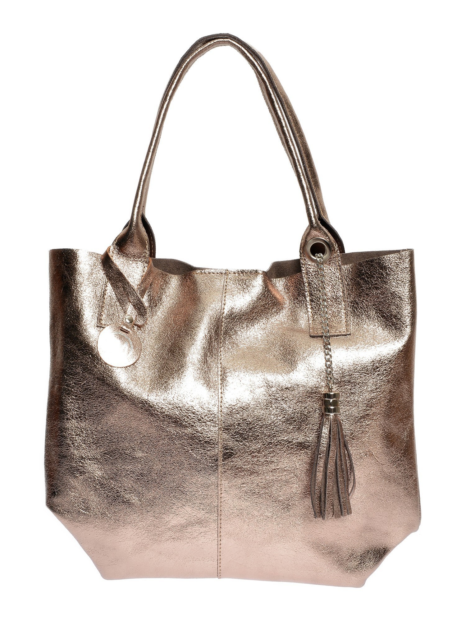 Roberta M Bronze Lederhandtasche Image
