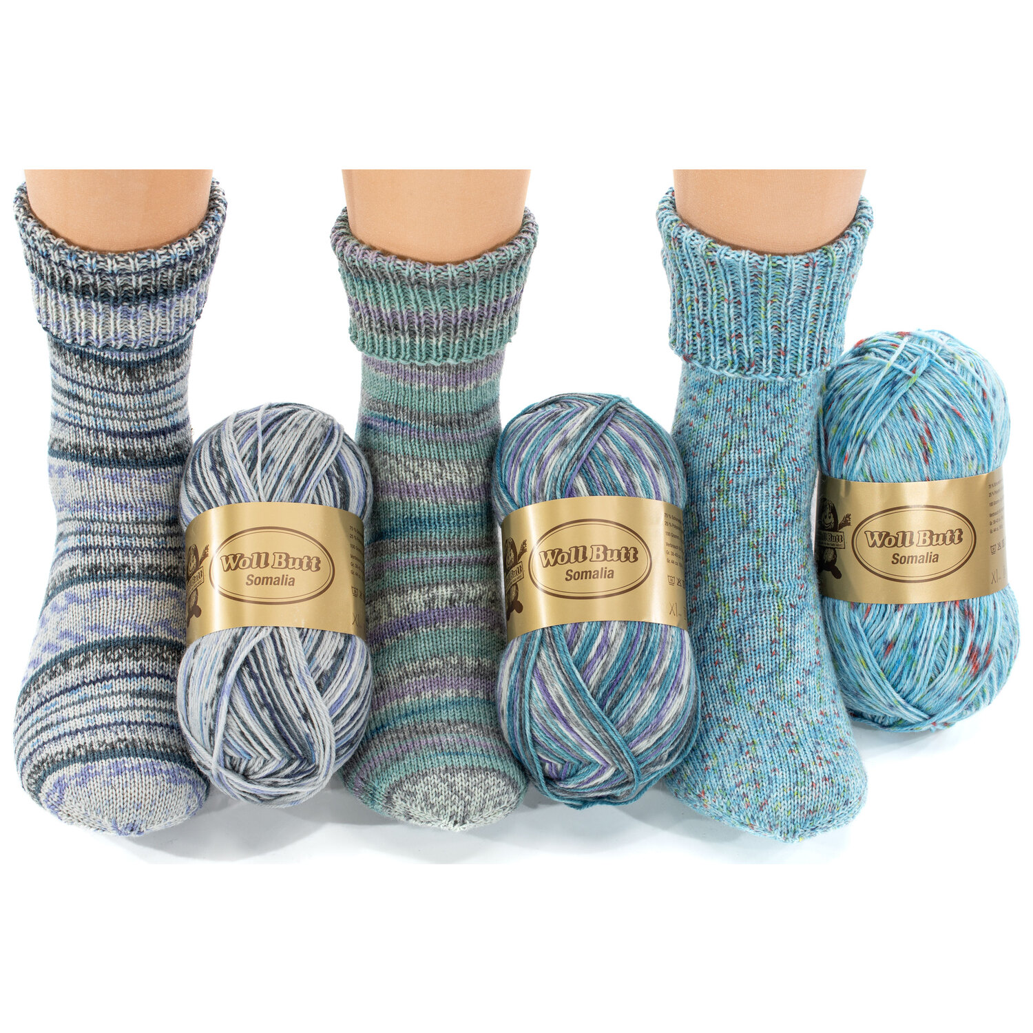 Woll Butt Sockenwollpaket Somalia, 300 g