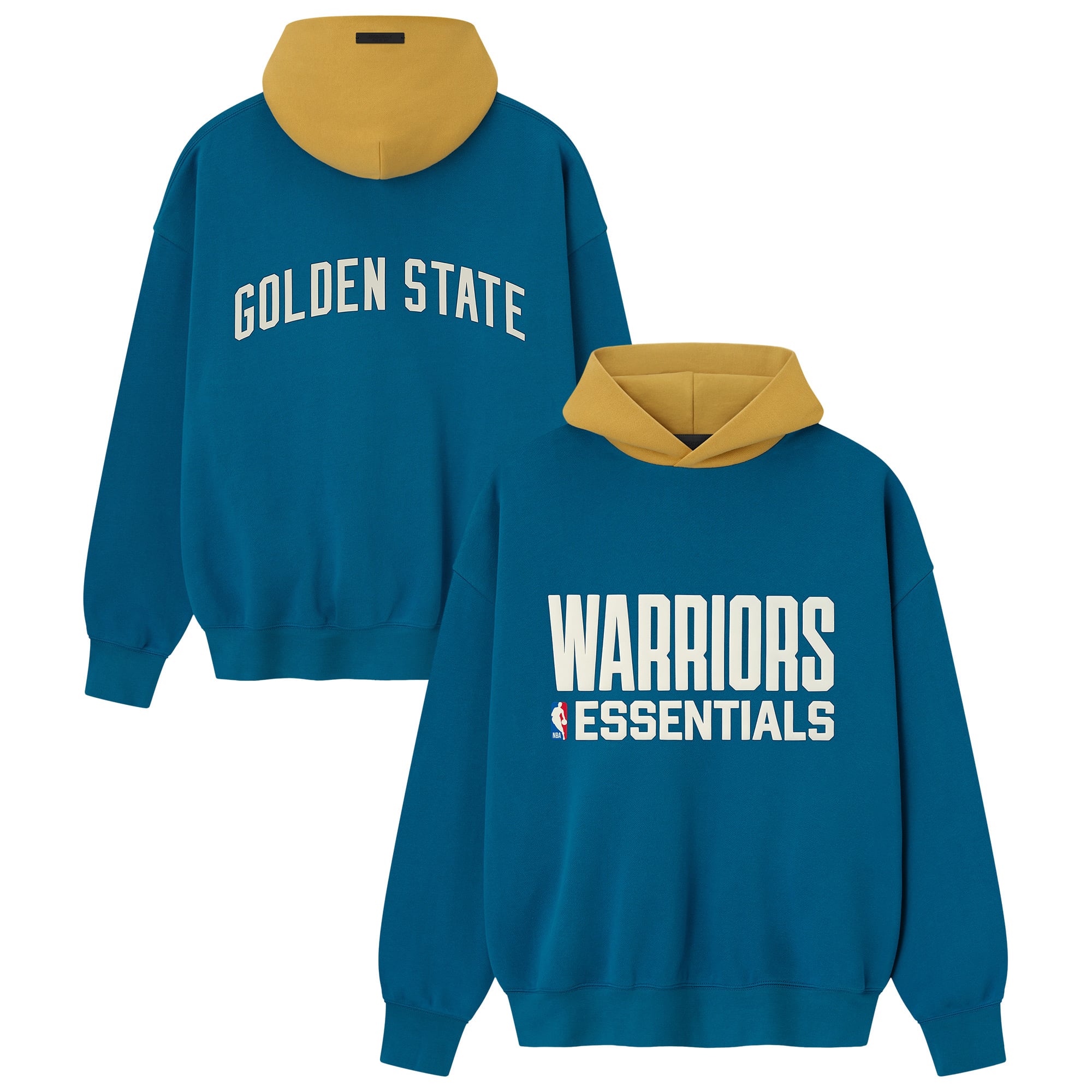Sweat à capuche sport ajusté NBA x Fear Of God Essentials Golden State Warriors - Unisexe - unisexe Taille: 2XL