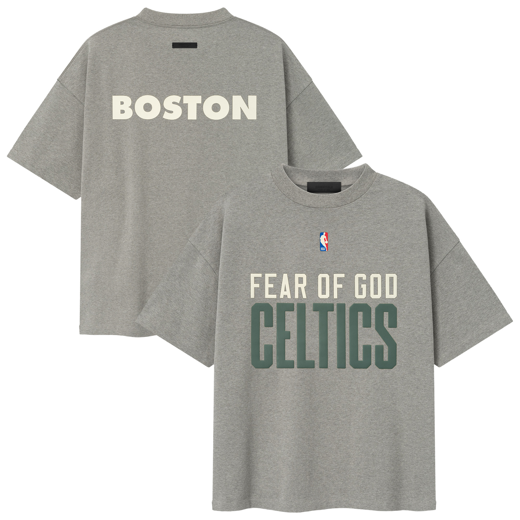 Boston Celtics NBA Fear Of God Essentials 90er Fit T-Shirt - Unisex Image