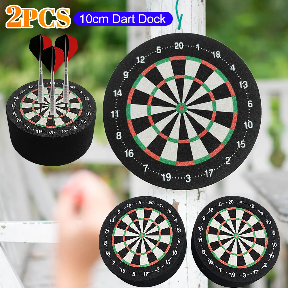 10 cm Dart Dock 2PCS Dart Halter EVA Schaum Mini Dart Basis Station Weiche Dartscheibe für Outdoor Home familie Party Spiele Dart Stehen Image