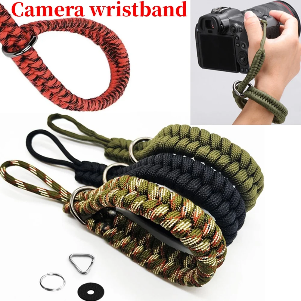 Quick Release Schnalle Gewebte Handschlaufe Seil Handgelenk Armband für Leica für Sony für Fujifilm für Fuji für Canon für Nikon Kamera Image